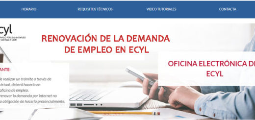 renovar la demanda de empleo en ecyl por inerrnet y renovación por telefono y en oficinas de castilla y leon
