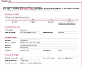Sellar paro online castilla la mancha