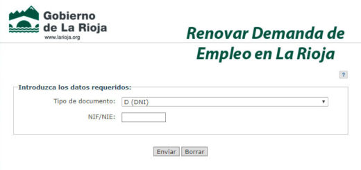 renovar la demanda de empleo en la Rioja y sellar el paro por internet