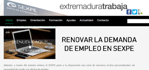 renovar la demanda de empleo en extremadura trabaja