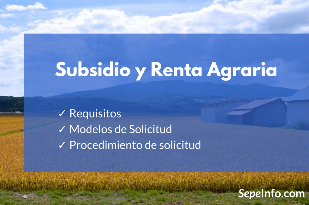 subsidio y renta agraria