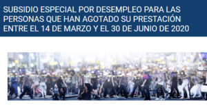 nuevo subsidio especial por desempleo del sepe